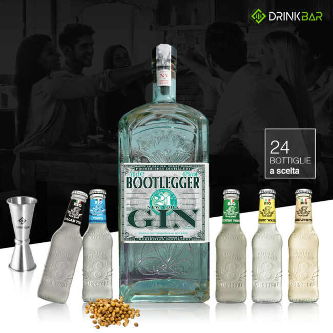 box bootlegger gin tonic